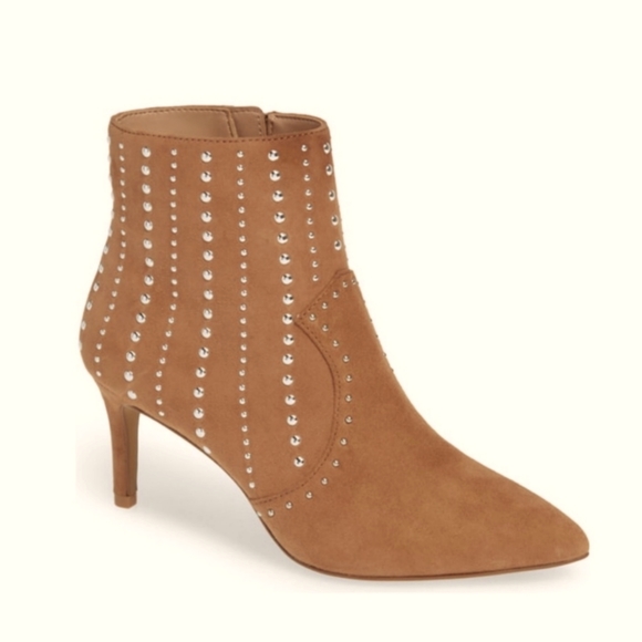 Kensie Shoes - New Kensie stud heel boots nude sale